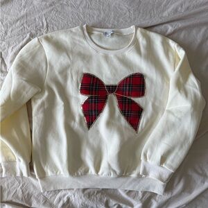 She + Sky Cream Sweatshirt